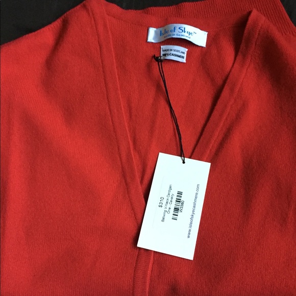 Isle of skye cashmere short sleeve cardigan - Picture 3 of 3